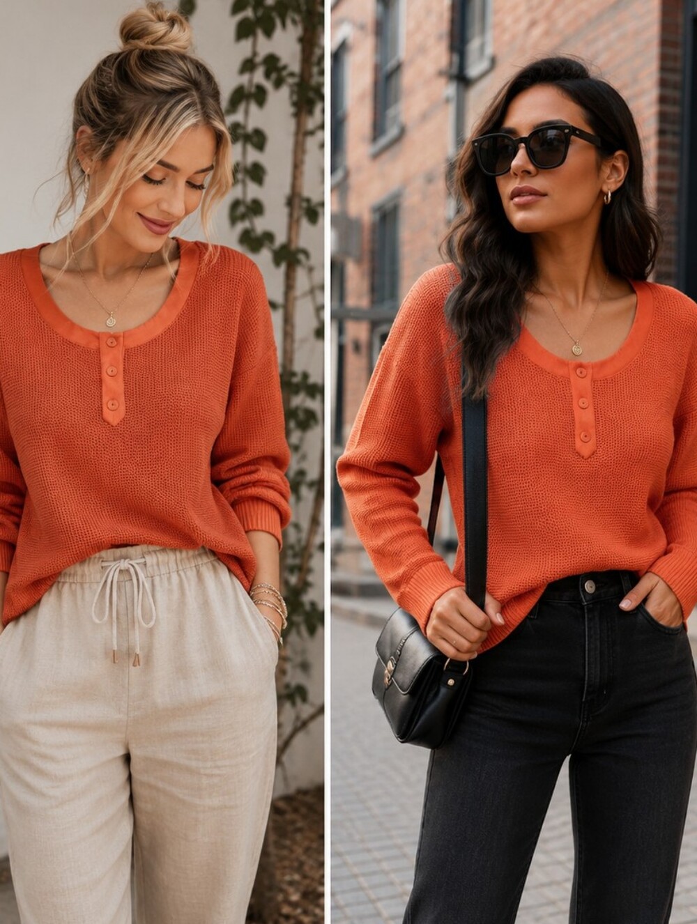 Faconnable Orange Sweater 🍊